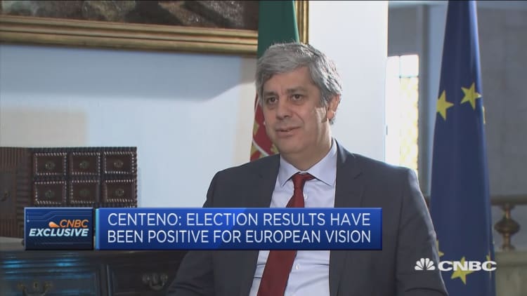 Don't expect European Parliament elections to impact monetary union reform: Centeno