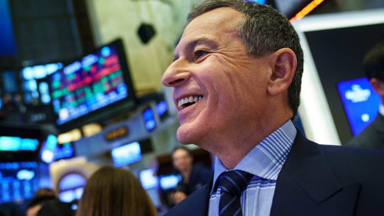 Disney stock has risen 338% since Bob Iger took over in 2005