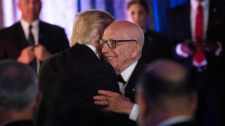 Trump congratulated Murdoch on Disney-Fox deal