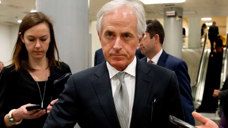 Sen. Bob Corker says he told Trump he now understands what unfair treatment by the media feels like
