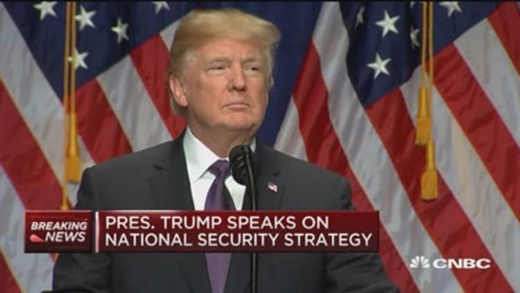 President Trump speaks on national security strategy