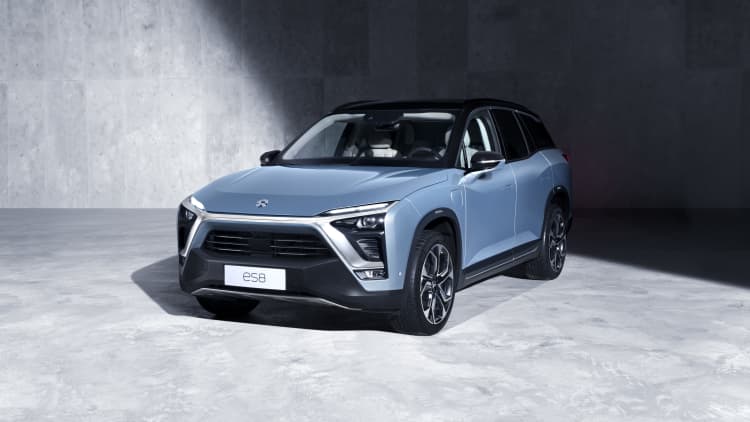 Nio's all-electric car is half the price of a Tesla Model X in China