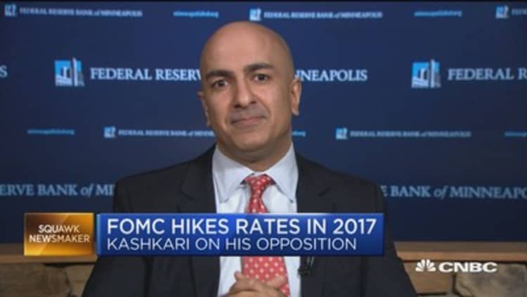 Fed's Neel Kashkari: This is not the time to raise interest rates