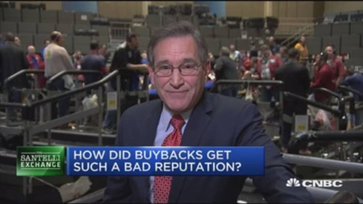 Santelli Exchange: How did buybacks get such a bad reputation?