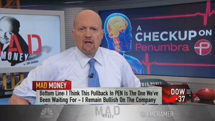 Cramer says medical-device maker Penumbra is a 'broken stock'