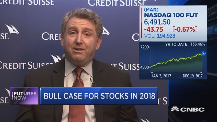 One of Wall Street's biggest bulls sees more record highs in 2018