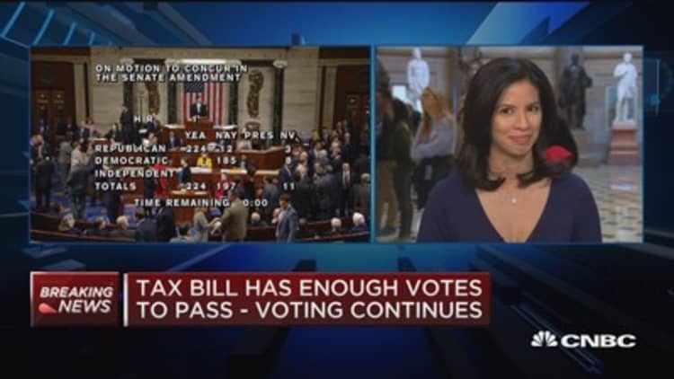 Tax bill has enough votes to pass