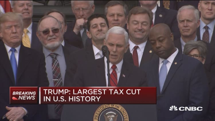 Vice-president Pence: Tax bill is a middle-class miracle