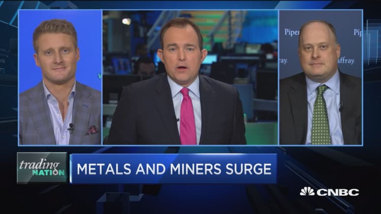 Trading Nation: Metals and miners surge