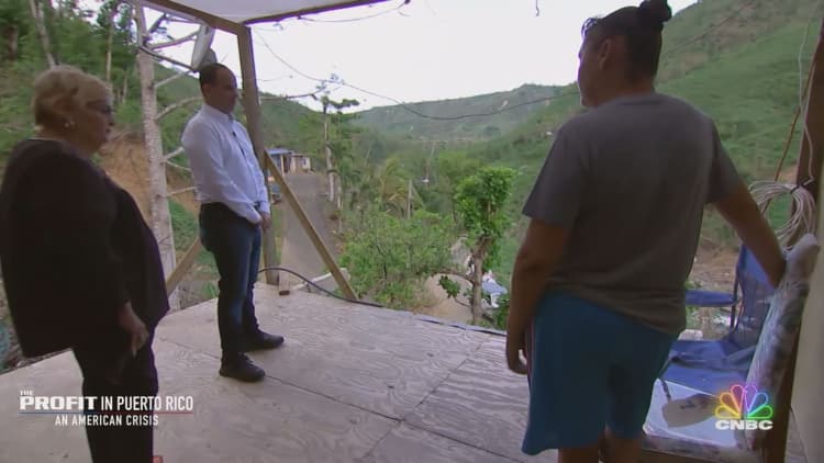 Many Puerto Ricans are still living in wrecked homes