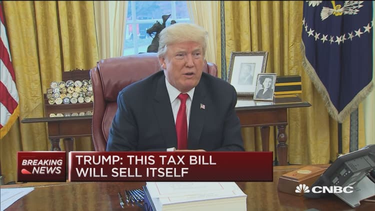 Trump: This tax bill will sell itself