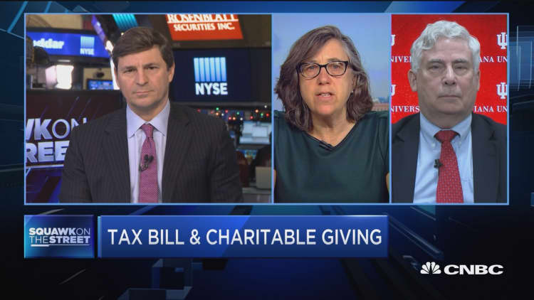 Tax reform has charities worried
