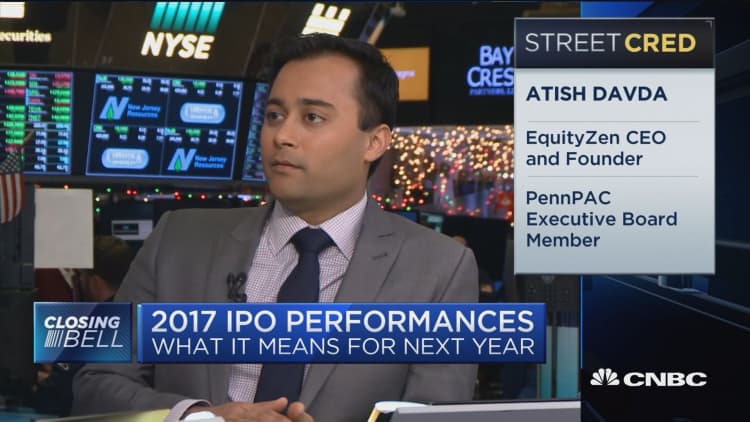 What 2017's IPO performance means for next year