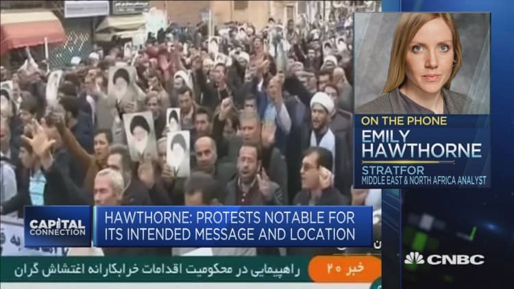 Watch for a tough response to Iran protests