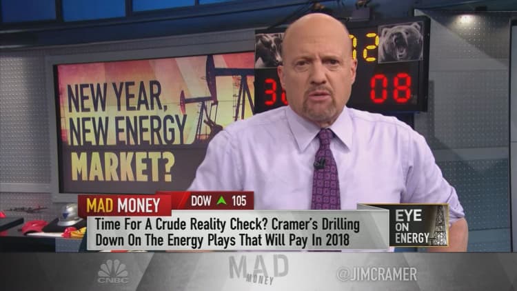 Cramer's top energy stock picks on rising oil