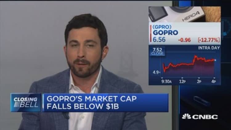 GoPro hiring J.P. Morgan to put itself up for sale, stock drops on weak guidance, job cuts