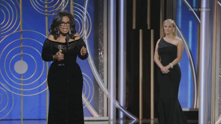 Oprah's Globes speech sparks 2020 presidential speculation