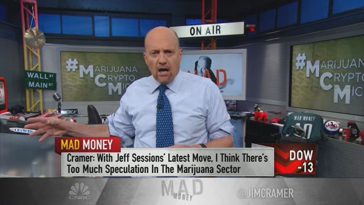 Cramer: Marijuana, bitcoin and Micron are all speculative investments