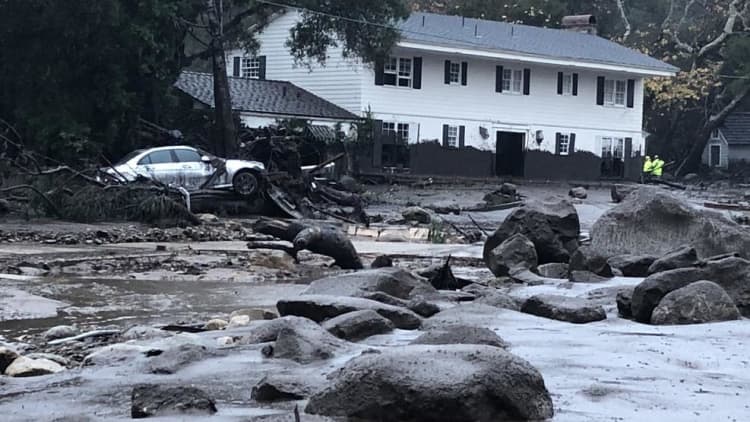 13 dead after powerful storm triggers mudslides in California