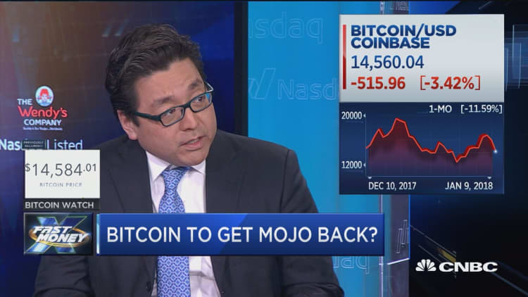 Tom Lee: Bitcoin is still 'king of the hill’ of cryptocurrencies, could more than double in 2018