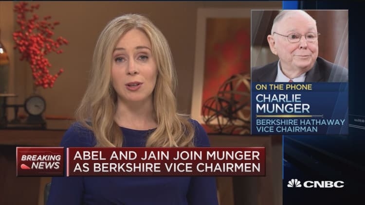 Charlie Munger: I think promoting Greg Abel and Ajit Jain 'is a very good idea'