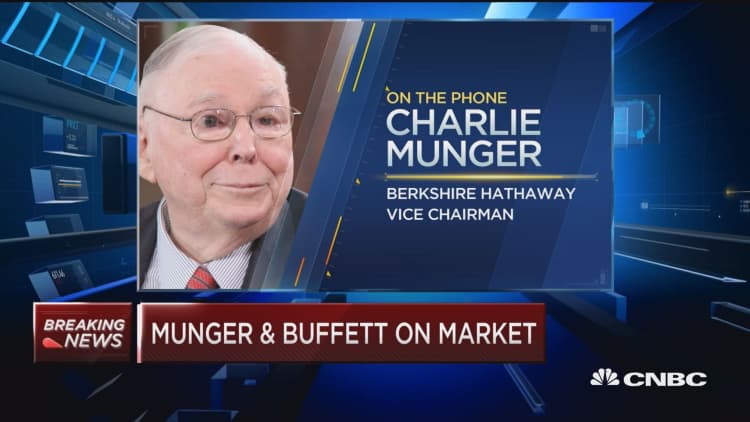 Warren Buffett: There's no question the market has momentum and that can create bubbles