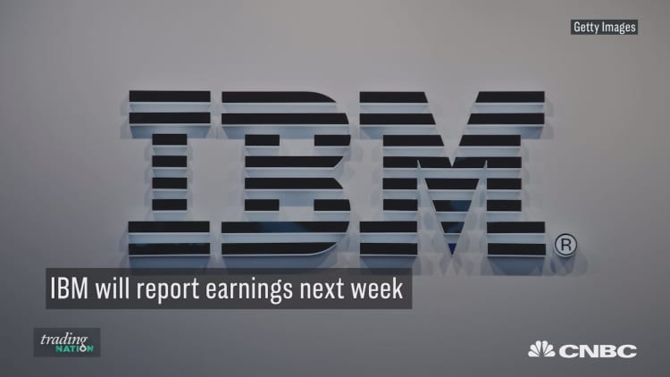 With earnings report next week, expect IBM to be a value play for 2018