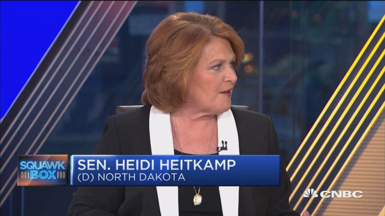 Sen. Heidi Heitkamp: Seeing 'bipartisan' participation on bank reform bill