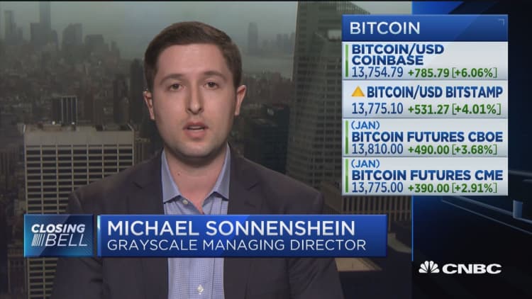 Grayscale's Michael Sonnenshein: Bitcoin doesn't come without risks