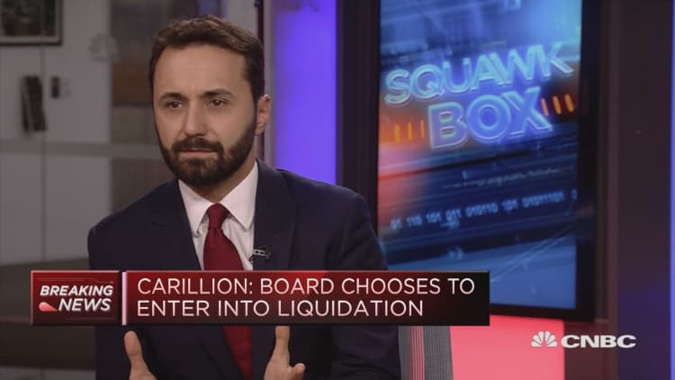 Carillion: Board chooses to enter into liquidation
