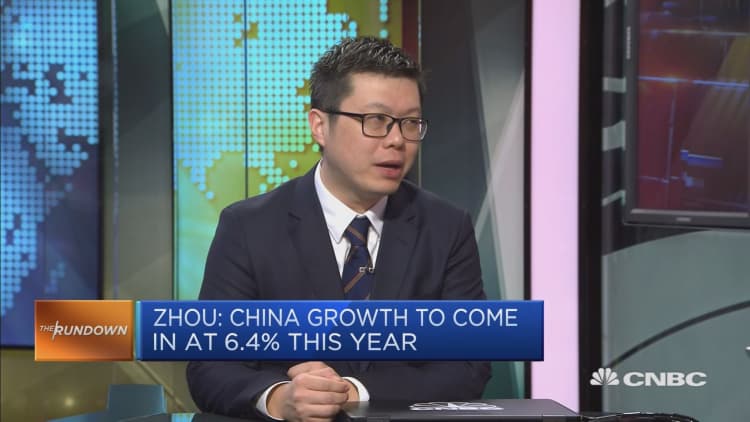 This economist sees China growth at 6.4% in 2018