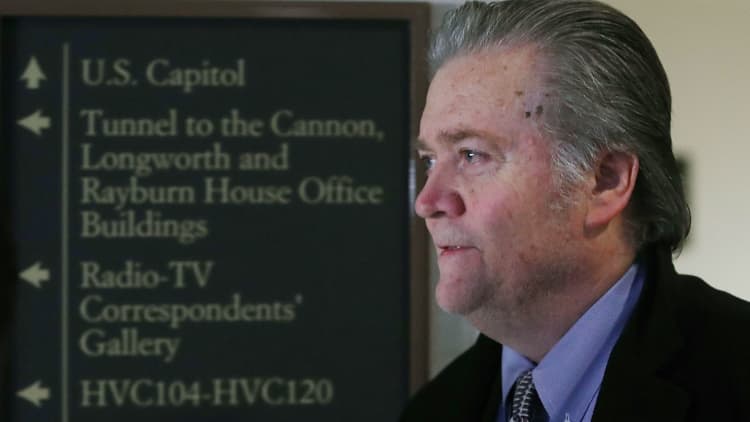House panel broke agreement on Steve Bannon questions: Official