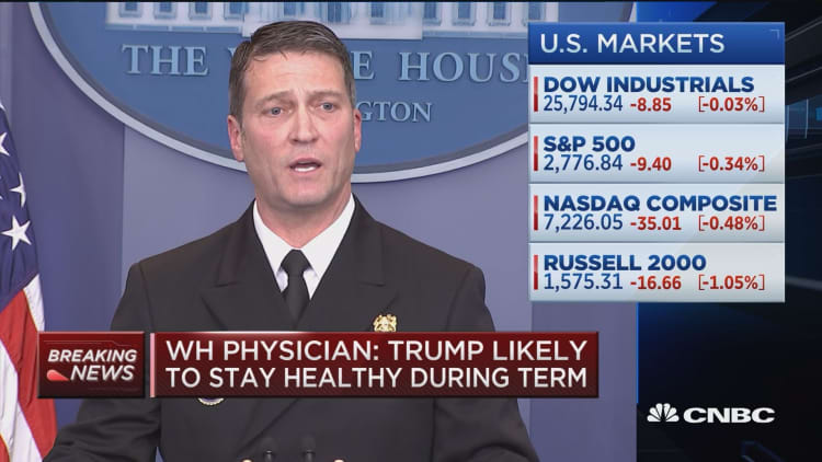 WH Physician: Trump is fit for duty