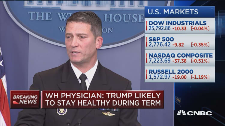 WH Physician: Trump sleeps 4-5 hours a night