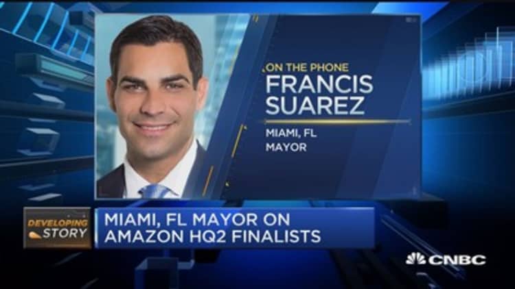 Miami's mayor makes the case for Amazon's second headquarters