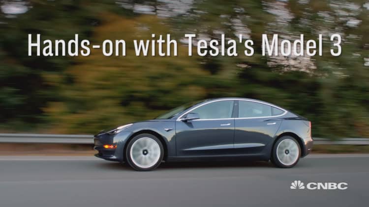 Tesla's Model 3 hits the East Coast
