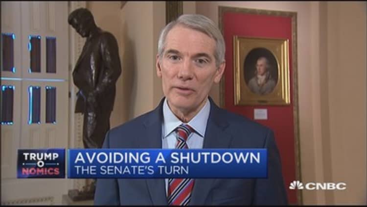 Sen. Rob Portman: Democrats found 'soft ground to fight on' by holding out on spending bill