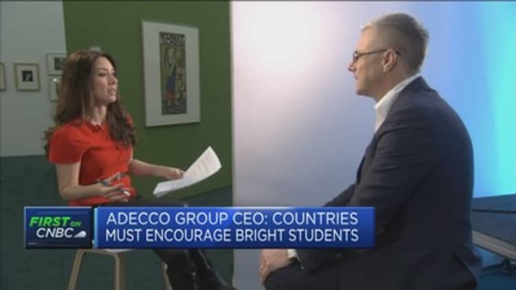 Countries must encourage bright students, Adecco CEO says