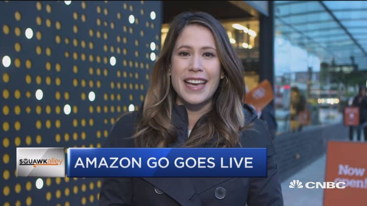 Amazon's cashier-free store opens to the public