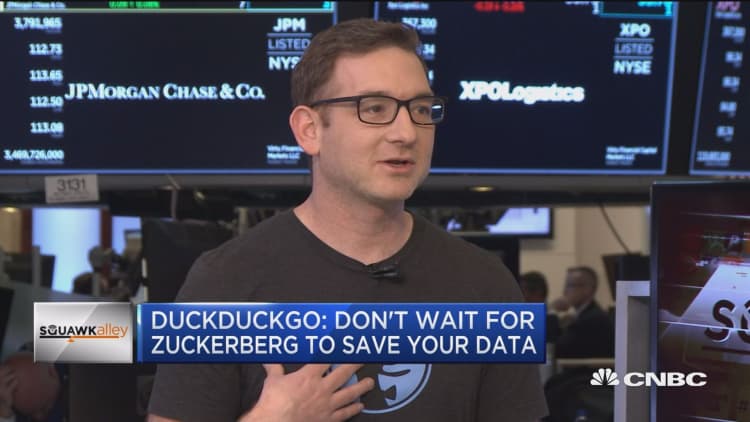DuckDuckGo CEO: Don't wait for Zuckerberg to save your data