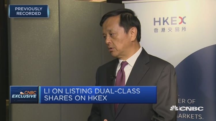 The Hong Kong Exchange is looking hard at a dual-class structure