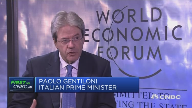 Populist anti-EU position will not prevail in Italy, says Prime Minister Gentiloni