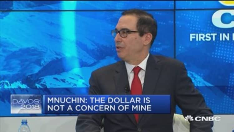 Mnuchin: The dollar is not a concern of mine
