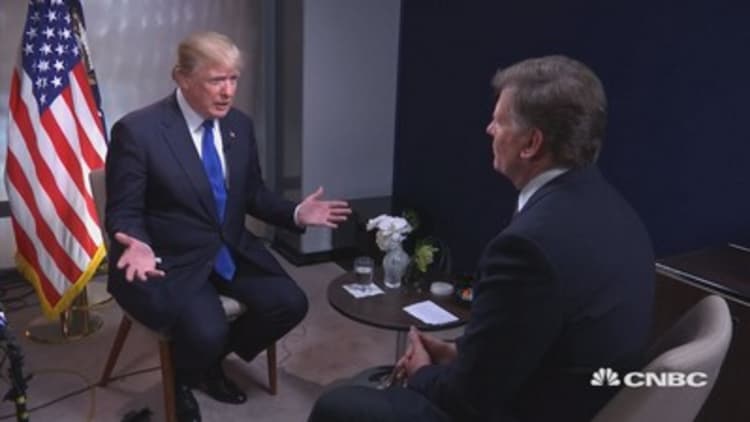Trump: I didn’t think of Davos in terms of elitist or globalist