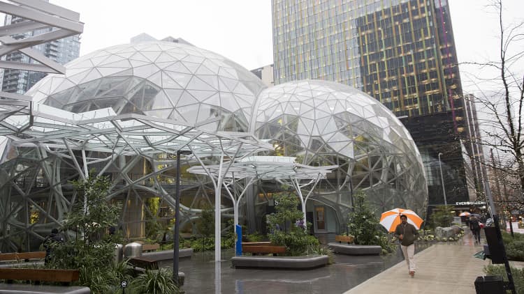 Amazon's new Seattle office is like walking into a rainforest