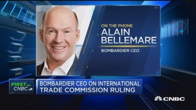 Bombardier CEO: ITC ruling a major victory for Bombardier, innovation and customers