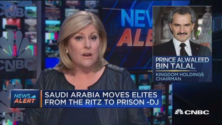 Saudi Arabia moves elites from the Ritz to prison, says Dow Jones