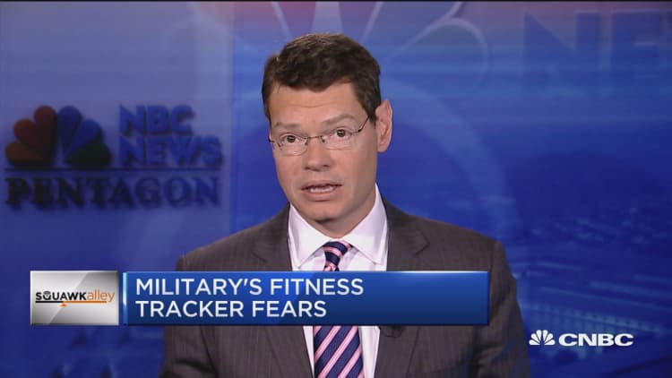 Security risks arise from military's fitness tracker use