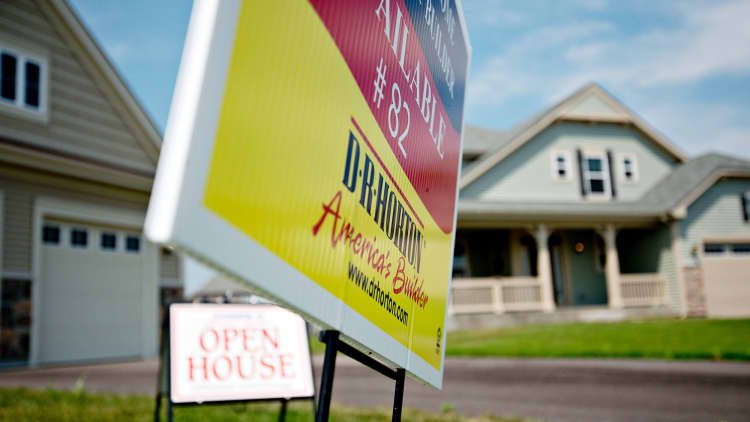 November new home sales come in at 841,000 vs. 995,000 expected