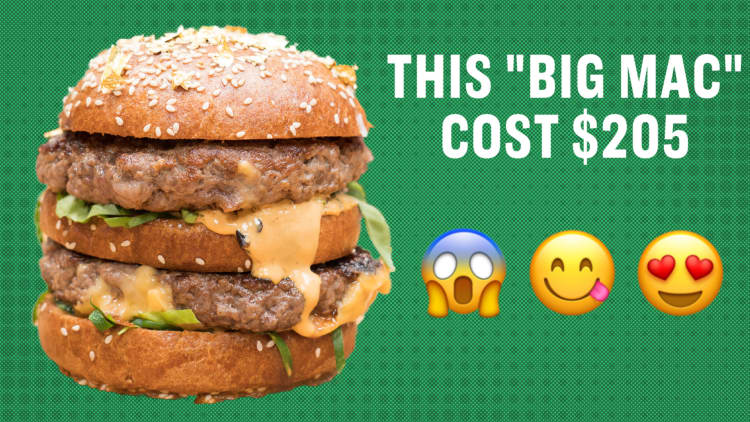 These vloggers created a $205 'Big Mac' with Wagyu beef and Veuve Clicquot